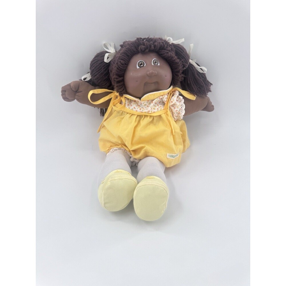 Vintage Cabbage Patch Kids HM2 OK Factory 1985 W/ HTF Lemon Dress Fast Shipping￼